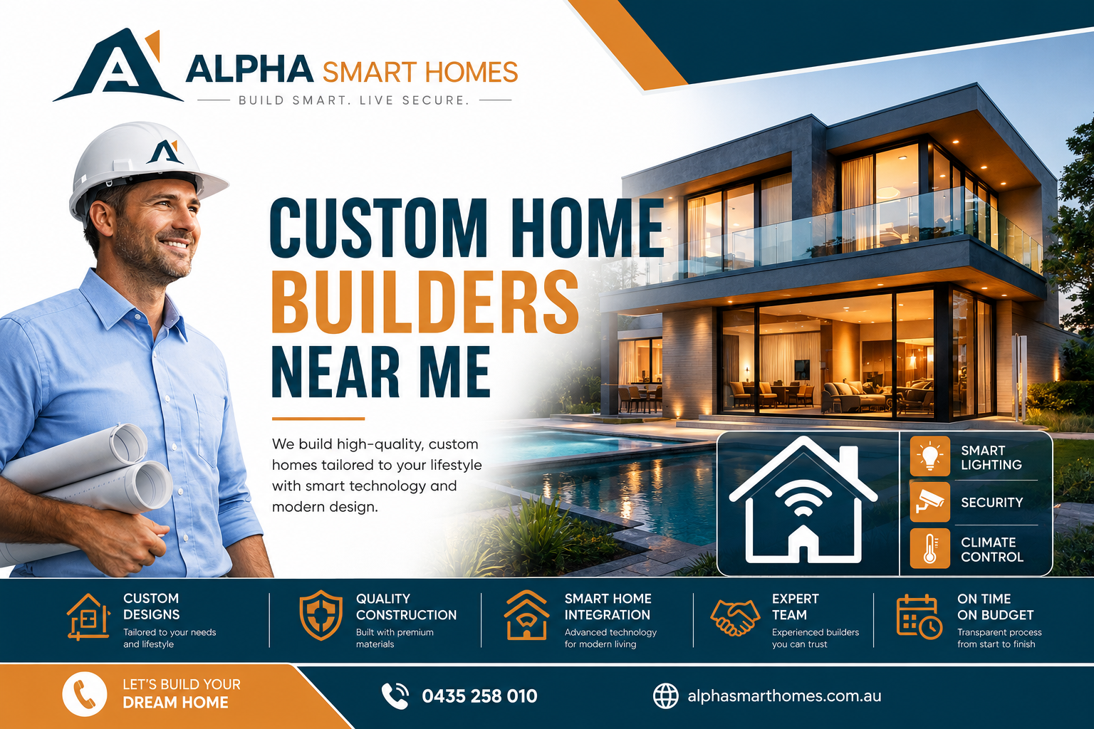 Custom Home Builders Near Me – Alpha Smart Homes Australia’s Trusted Choice