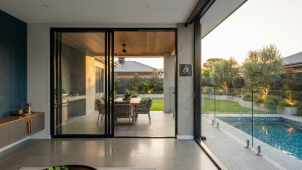 single storey house plans with open plan living area