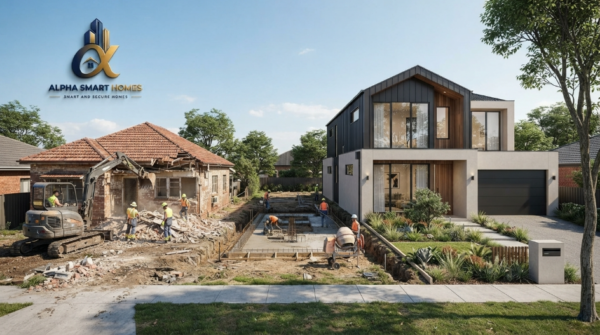 knock down rebuild process