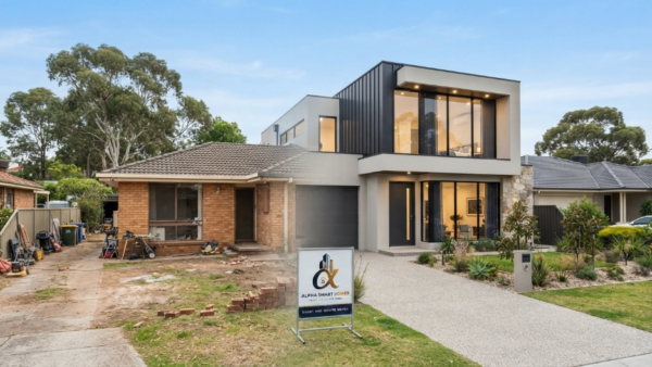 Knock down rebuild transformation by Alpha Smart Homes