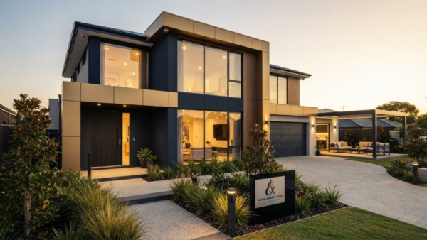 Completed smart and secure home after a knock down rebuild
