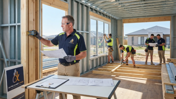 Experienced new home builders performing quality control