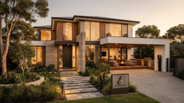 Modern smart and secure home built by experienced new home builders