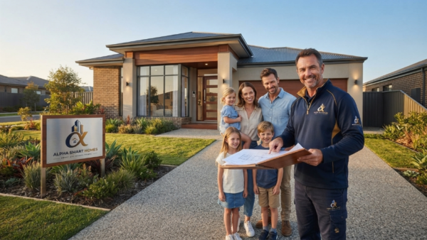Trusted new home builders creating a modern family home