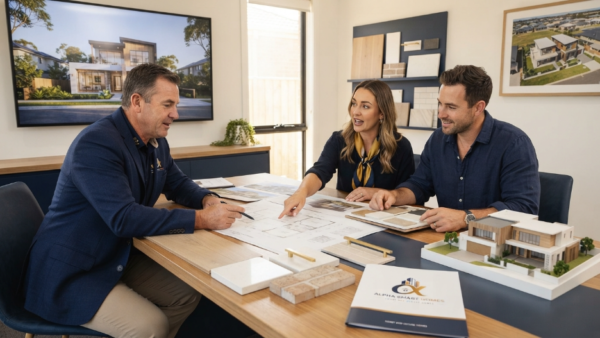 New home builders planning a personalized dream home