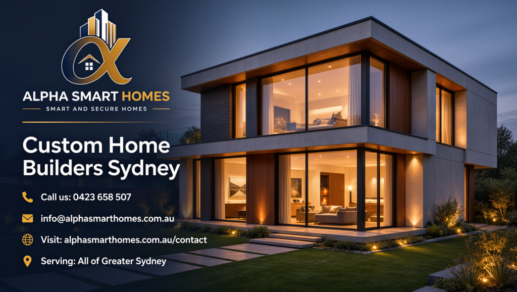 Custom Home Builders Sydney