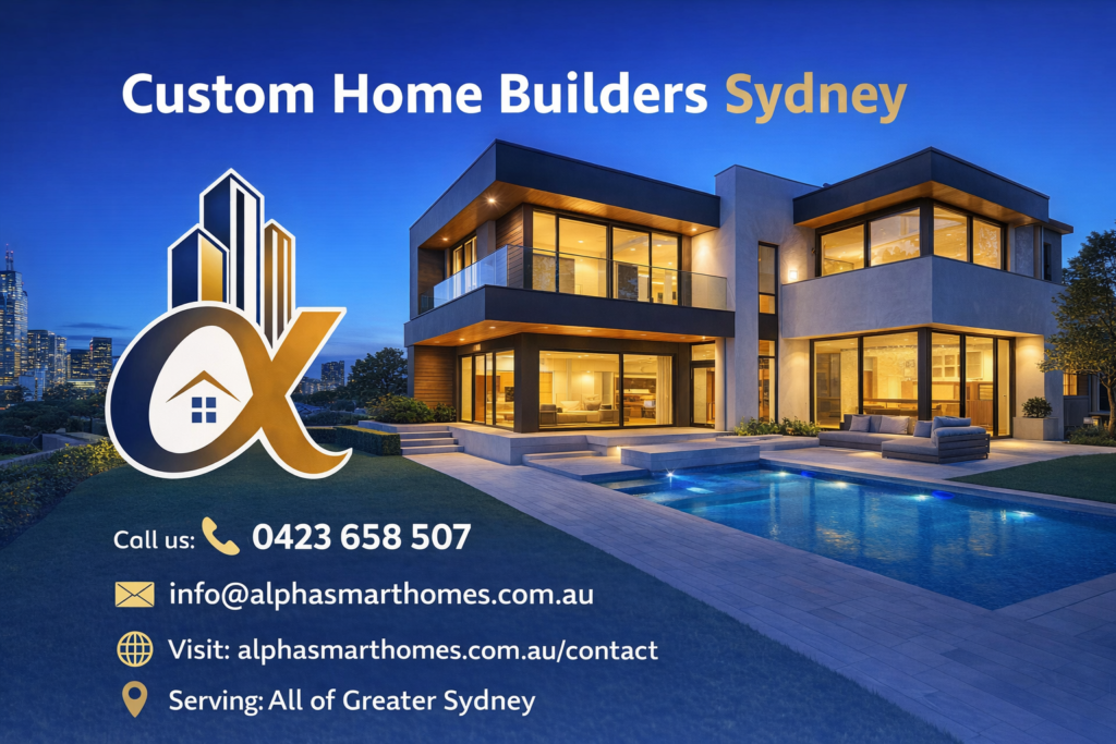 Custom Home Builders Sydney