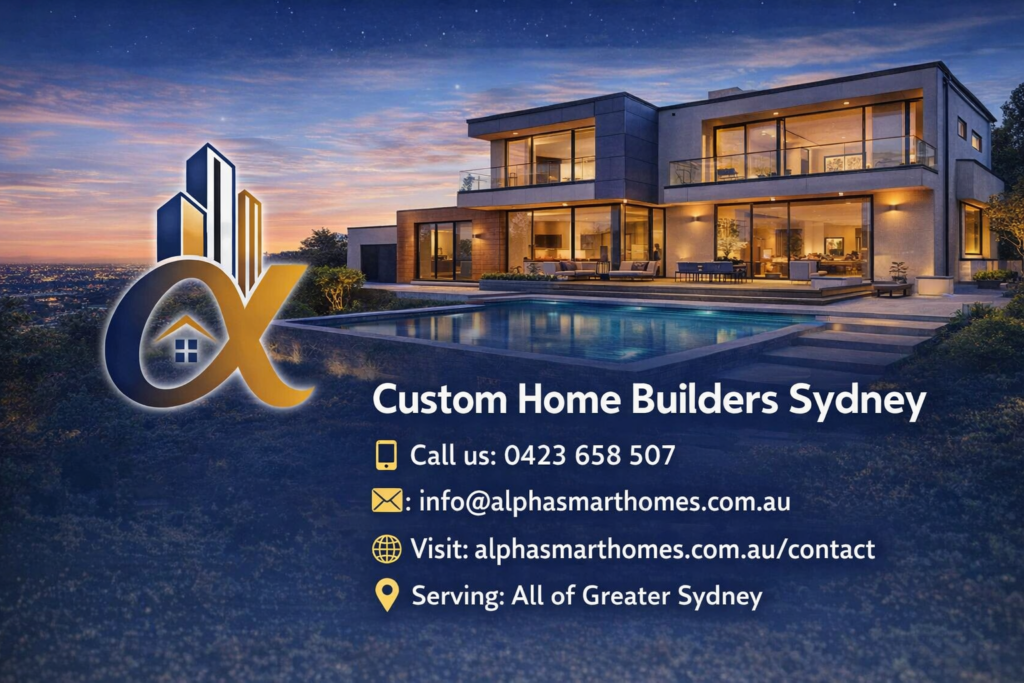 Custom Home Builders Sydney