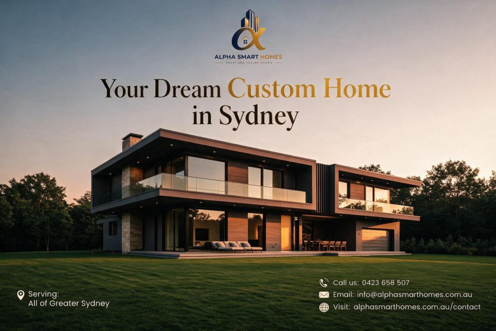 Custom Home Builders in Sydney